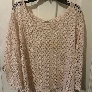 Anthropologie Staring at Stars Crochet Top